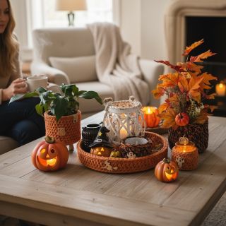 🎃 Halloween ist da! 👻 Entdeckt unsere Holzdekorationen – von geschnitzten Geistern und Hexen bis zu Halloween-Garnen in...